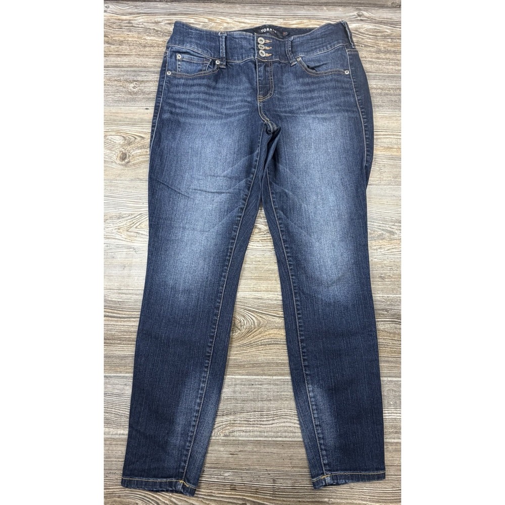 Torrid Premium Jegging Jeans Blue Medium Wash Denim Mid-Rise Womens Plus 14R